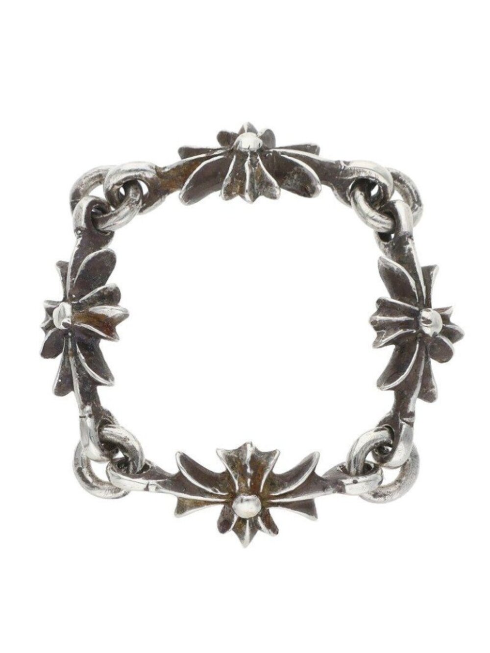 Chrome Hearts Ring Tny CH Pls Tiny Ech Plus Silver
